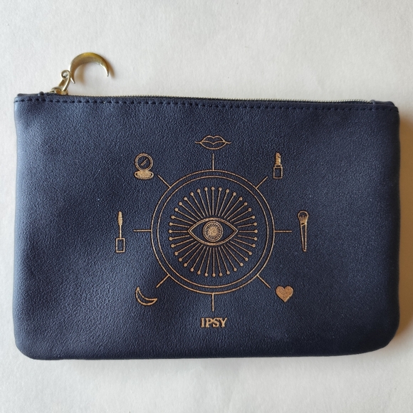 3/$25💙IPSY Glam Bag Black You're Magic Makeup Cosmetic BAG - Picture 1 of 5